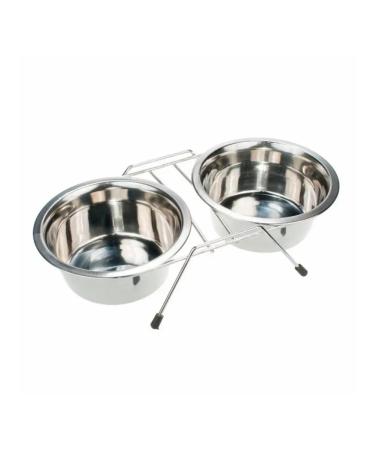 Pet bowls on a stand Elegant bowl on a stand for a pet 750 ml