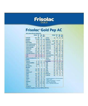 Milk mixture for children Frisolac Pep AC hypoallergenic - Buy Online on GoSupps.com