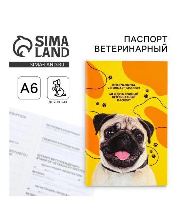 Fluffy happiness Veterinary Passport International "MOPS"