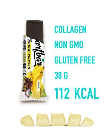 Smartbar Protein bars without sugar "banana" 38g x 15pcs - Buy Online on GoSupps.com