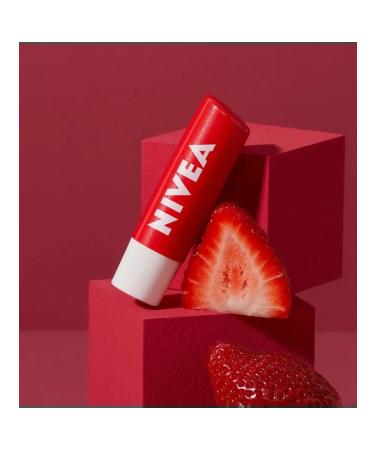 NIVEA Lip balm strawberry radiance - Buy Online on GoSupps.com