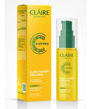Claire Cosmetics C-Vit Pro Cream Emulsion for the Face Glow Therapy - Buy Online on GoSupps.com