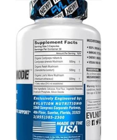 iherb Mushroomode mushroom mixture hedgehog cordyceps reish - Buy Online on GoSupps.com