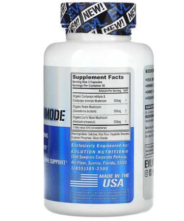 iherb Mushroomode mushroom mixture hedgehog cordyceps reish - Buy Online on GoSupps.com