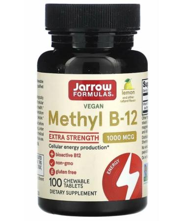 Jarrow Formulas Methyl B-12 Vitamin B12 methylcobalamin