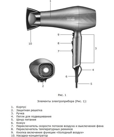 Galaxy Hair hair dryer GL4368 - Buy Online on GoSupps.com