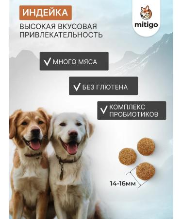 Mitigo Dry feed for dogs turkey 5 kg - Buy Online on GoSupps.com