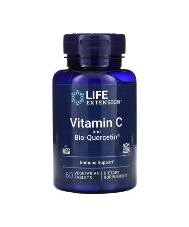 Life extension Vitamin C and biocvercetin 60 tablets