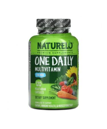 NATURELO Multivitamins for men 120 vegetarian capsules