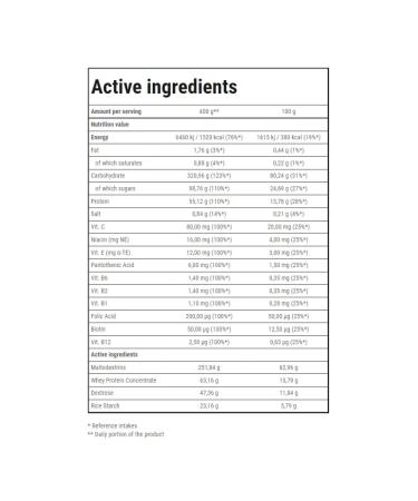 Trec Nutrition Heiner for recruiting muscle mass Solid Mass 1000g strawberries - Buy Online on GoSupps.com