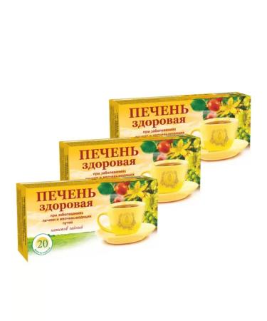 Herbalist Gordeev MV Tea drink healthy liver 3 pcs - Buy Online on GoSupps.com