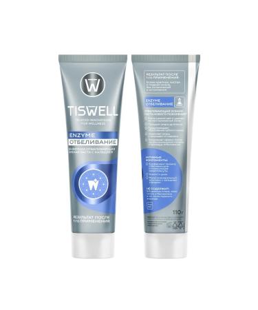 TISWELL Toothpaste whitening from plaque and stone with a fluorine 110 g - Buy Online on GoSupps.com