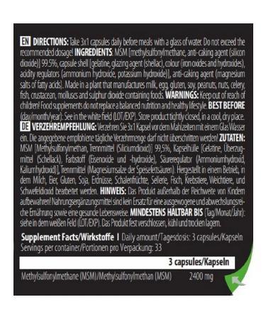 Scitec Nutrition Mega MSM for healthy joints and ligaments 100Caps - Buy Online on GoSupps.com