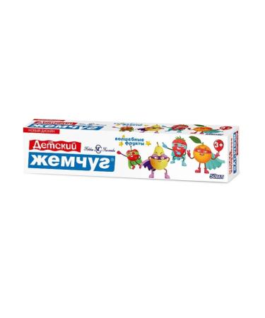 Nevskaya Cosmetics Toothpaste children's pearls "Magic fruits" 4pcs 50ml - Buy Online on GoSupps.com