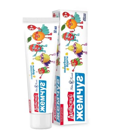 Nevskaya Cosmetics Toothpaste children's pearls "Magic fruits" 6pcs 50ml - Buy Online on GoSupps.com
