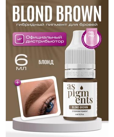 AS COMPANY BY ALINA SHAKHOVA As Blond Brown Pigment Shakhadoy Fiber Eyebrow 6ml