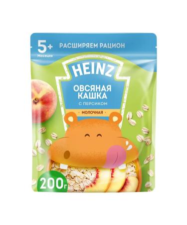 koiko Milk Heinz oatmeal with a peach 200 g from 5 months