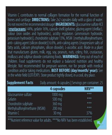 Scitec Nutrition Joint-X Glucosamine 100 caps for bones and joints - Buy Online on GoSupps.com