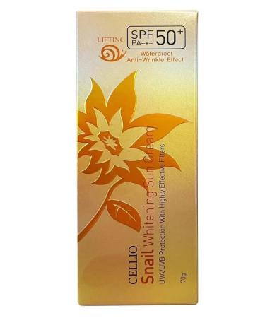 Dr Cellio Sunscreen for the face with a snail mucin 70 g - Buy Online on GoSupps.com