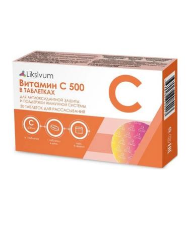Liksivum Vitamin C tab d resorption 500 mg 30 pcs 1UP