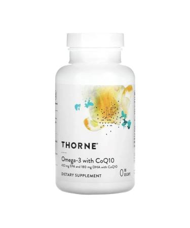 Thorne Research Omega-3 with coenzym Q10 90 gelatin capsules