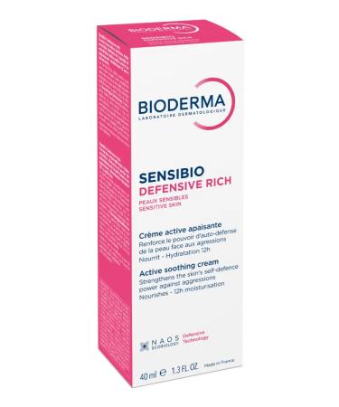 Bioderma Sensitive skin cream Sensibio Defensive Rich 40 ml - Buy Online on GoSupps.com