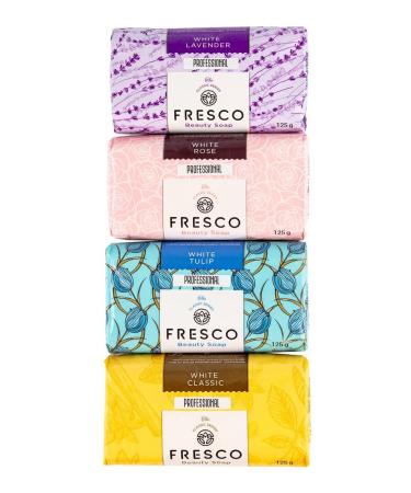 Fresco Firm toilet soap assorted 4pcs - Buy Online on GoSupps.com