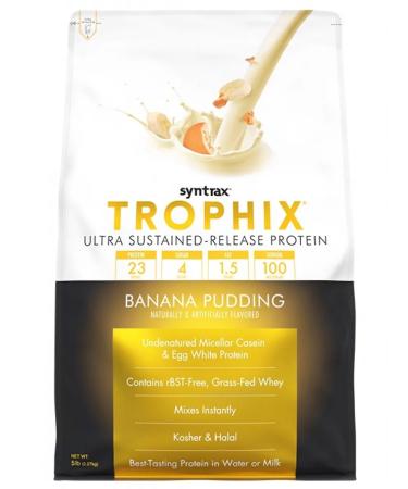 SYNTRAX Multicomponent protein Trophix 2270 g banana pudding - Buy Online on GoSupps.com