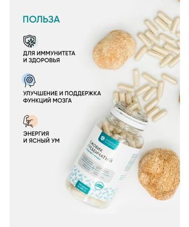 FLORBY Ezhovik Channel Mycelium Capsules 120 pcs 500 mg - Buy Online on GoSupps.com