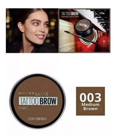 Maybelline New York Brow Tattoo eyebrow lipstick 03 - Buy Online on GoSupps.com