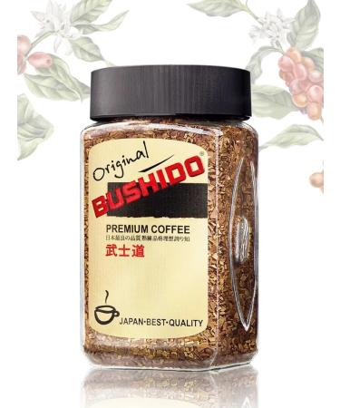 Soluble Bushido Original coffee 100 g Gift - Buy Online on GoSupps.com