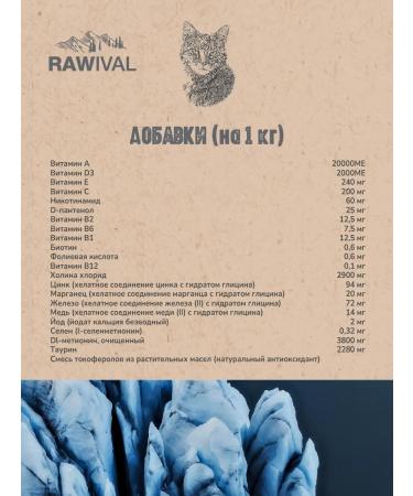 Rawival Dry food for cats salmon and herring 0.4 kg - Buy Online on GoSupps.com