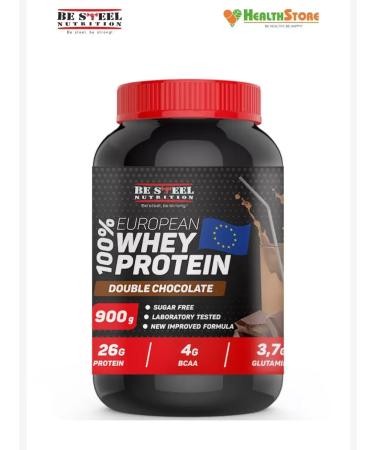 Be Steel Nutrition Whey 0.9kg (double chocolate) Protein cocktail