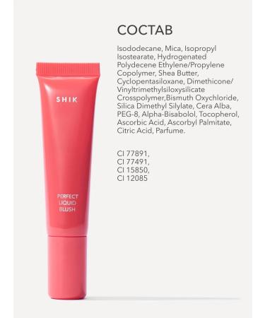 Face blush liquid cream 03 strawberries Shikstudio - Buy Online on GoSupps.com