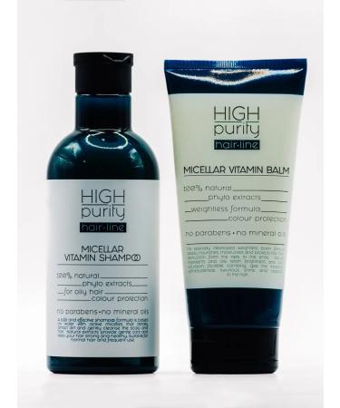 HIGH PURITY Set Micellar vitaminizing shampoo + balm