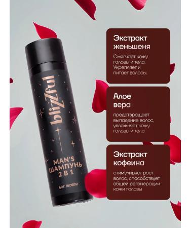 Blizzful Shopastra male shampoo 2B1 "God of Love" - Buy Online on GoSupps.com