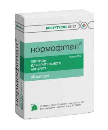 PeptideBio Normontal peptides for the eyes 4 packages of 60 pieces - Buy Online on GoSupps.com