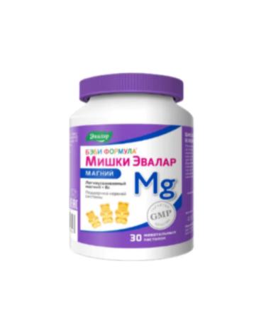 Evalar Baby formula Mishka Magnesium 30 Zhevi Pastilok - 1Up - Buy Online on GoSupps.com
