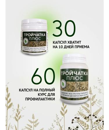 Natural Products Factory Trochita plus from worms and parasites 60 capsules - Buy Online on GoSupps.com