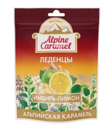 Alpine Caramel 3B1 Lollows with vitamin C+candies with sugar+ginger lemon - Buy Online on GoSupps.com