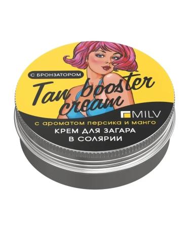 MILV Zagar cream in a solarium with a bronzer "Peach-Mango". 45 g - Buy Online on GoSupps.com
