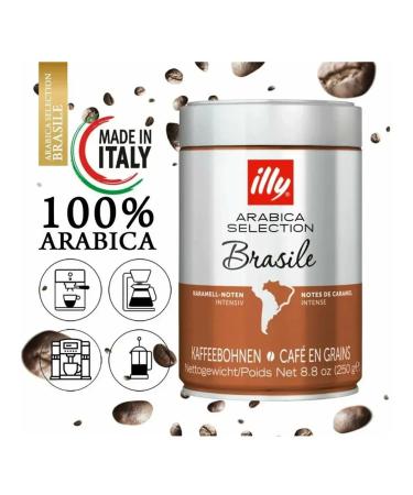 illy Brazil's coffee in grains 250 g 2 pcs - Buy Online on GoSupps.com