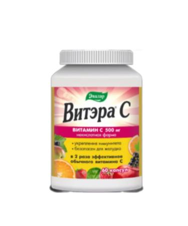 Evalar Viter C 60 capsules of 0.78g - 2Up - Buy Online on GoSupps.com
