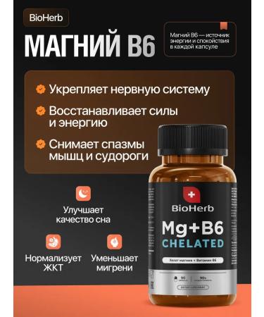 BioHerb A set of vitamins omega 3 and magnesium B6 - Buy Online on GoSupps.com