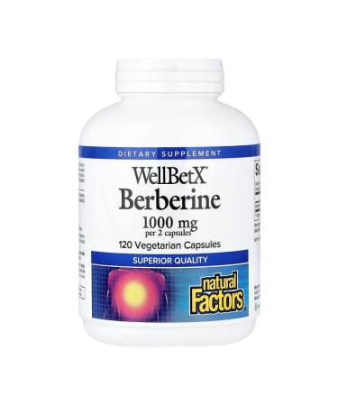 Natural Factors Wellbetx Berberine Berberine 500 mg - Buy Online on GoSupps.com