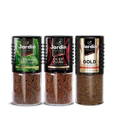 JARDIN MIX Coffee Soluble Jarine Deep Dark 3 pcs - 95g!