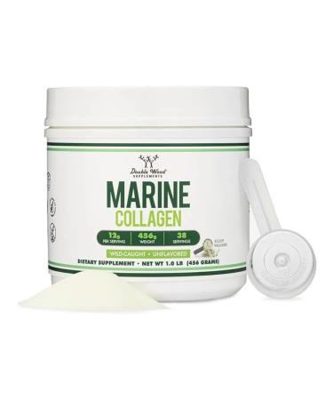 Double Wood Supplements Marine Collagen Peptides 456 Gr Sea Collagen