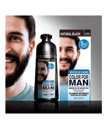 Mokeru Coloring shampoo. Nastral black