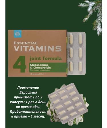 Immunity of Siberia Glucosamine and Chondroitin - Essential Vitamins - Buy Online on GoSupps.com