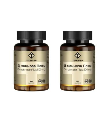 TETRALAB D-mannose plus 60 capsules 2 packages